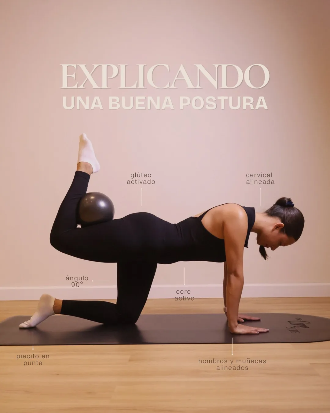 Guía de postura y alineación en Pilates